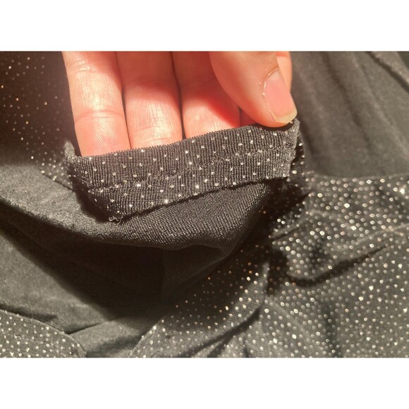 Vintage 90s Dress 1990s Black Babydoll Celestial Whismigoth Goth Size Medium - Picture 5 of 7